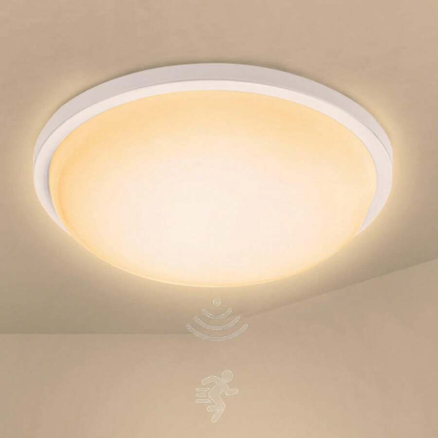 Froadp LED Ceiling Light Hallway Light Modern Round Ceiling Lamp With IP44 Waterproof For Living Room Bedroom - Warm White - View 1