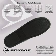 Mens Faux Suede Moccasin Slipper - Light Grey - View 4