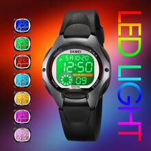 Boy DIY SKMEI 2129 Led Cheap Waterproof 50m Digital Watch For Girl - one-size - View 4