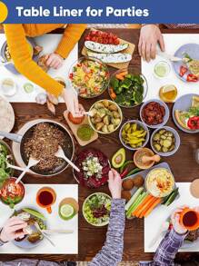 1 卷 - 纯色礼品包装纸、白色仿皮纸、白色牛皮纸卷 15 英寸 X 394 英寸、生日礼物装饰纸、家庭聚会礼品包装纸、婚礼包装纸、薄纸、花束用品、礼品包装纸、鲜花包装纸、海报广告牌纸、工艺艺术纸、情人节礼品包装纸、新年装饰 - 白色 - 查看 6