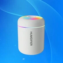 1 pièce Nouvel humidificateur et diffuseur d'huiles essentielles multicolore à USB, humidificateur d'air compact de 180 ml pour beauté, chambre à coucher, voiture, maison, dortoir - Rechargeable via USB, sans pile incluse