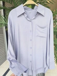 Women Blouses - Grey - View 1