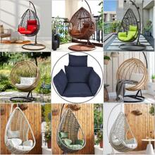 Thick Swing Chair Cushion, Soft Hammock Seat Pad, Breathable Hanging Egg Chair Pillow, Indoor/Outdoor Cozy Lounger Pad, Removable & Washable - Màu xanh hải quân - Xem 8