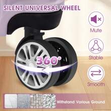 4PCS Travel Luggage Suitcase Set Luggage Set Travel Suitcase Suitcases Suit Case Durable - Purple - View 2