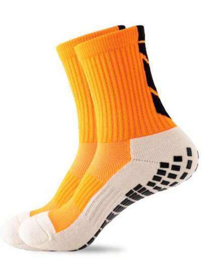 Meias de Futebol Esportivas Antiderrapantes Panturrilha Adultos e Juvinil
