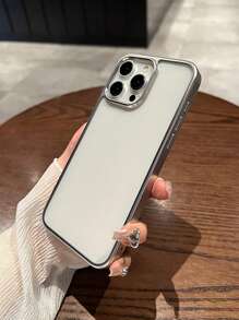 简易亚克力透明手机壳适用于 17 Pro Max/17 Pro/17 Air/17/16 Pro Max/16/16 Pro/16 Plus/11/15/15 Pro/15 Pro Max/12/13/14 Pro Max/XS/XR/11 Pro/11 Pro Max/12 Pro/12 Pro Max/13 Pro/13 Pro Max/7 Plus/14 Pro/14 Pro Max/14 Plus/7 Plus/8 Plus/8/SE2/12 Mini/13 Mini，耐用且抗黄变的硬壳 - 銀色 - 查看 5