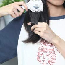 Professional Hair Clippers Razor Comb Hair Cutter Comb Dual Side Cutting Scissors Double Razor Hair Thinning Comb Slim Haircuts Cutting Tool (15.1 * 6.8 * 1cm) Hand Tools - Blue and White - View 4