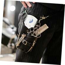 Professional Hair Clippers Razor Comb Hair Cutter Comb Dual Side Cutting Scissors Double Razor Hair Thinning Comb Slim Haircuts Cutting Tool (15.1 * 6.8 * 1cm) Hand Tools - Blue and White - View 3