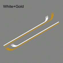 2 件汽车侧车身创意贴纸车门乙烯基贴花赛车条纹改装配件适用于奥迪 TT 8N MK1 MK2 8J 轿跑车 MK3 8S 跑车 TFSI