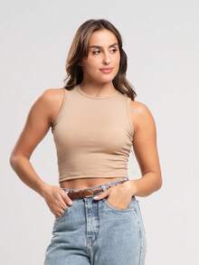 Women Tank Tops & Camis - Màu be - Xem 2