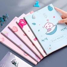 5 Notebooks For Students To Use Simple Style Creativity To Thicken Exercise Books Homework Notebook Is Cute - Multicolor - View 6