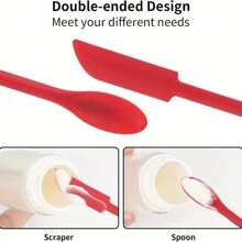 3/5/6/7 件耐热硅胶刮刀套装，厨具烘焙烹饪烧烤刮刀套装带刷子，优质橡胶刮刀烘焙烹饪用具适用于家庭厨房烧烤 - 黑色 - 查看 11