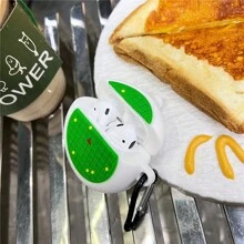 苹果新奇龙形雷达耳机保护套,兼容 Pro 2,保护套耳机配件,兼容 3/2/1,硅胶卡通动漫外壳 - 彩色 - 查看 12