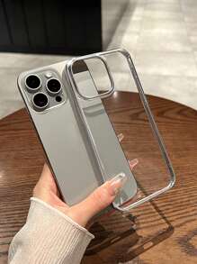 简易亚克力透明手机壳适用于 17 Pro Max/17 Pro/17 Air/17/16 Pro Max/16/16 Pro/16 Plus/11/15/15 Pro/15 Pro Max/12/13/14 Pro Max/XS/XR/11 Pro/11 Pro Max/12 Pro/12 Pro Max/13 Pro/13 Pro Max/7 Plus/14 Pro/14 Pro Max/14 Plus/7 Plus/8 Plus/8/SE2/12 Mini/13 Mini，耐用且抗黄变的硬壳 - 銀色 - 查看 6