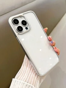 简易亚克力透明手机壳适用于 17 Pro Max/17 Pro/17 Air/17/16 Pro Max/16/16 Pro/16 Plus/11/15/15 Pro/15 Pro Max/12/13/14 Pro Max/XS/XR/11 Pro/11 Pro Max/12 Pro/12 Pro Max/13 Pro/13 Pro Max/7 Plus/14 Pro/14 Pro Max/14 Plus/7 Plus/8 Plus/8/SE2/12 Mini/13 Mini，耐用且抗黄变的硬壳 - 銀色 - 查看 4