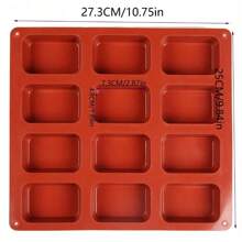 6/12 Cup Silicone Baking Molds Versatile Pan For Petite Loaf Brownie Muffin Cupcake Bread Dessert Non-Stick Dishwasher Friendly Ideal For Chocolate Fondant Jelly Mousse Essential Kitchen Cake Decorating Tools Accessories