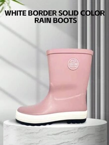 Botas de lluvia para niños cómodas de explorador - Impermeables, antideslizantes, cálidas, duraderas y transpirables, para las aventuras al aire libre de niños y niñas, perfectas para días lluviosos, senderismo y campamento