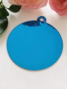 20pcs Clear Round Acrylic Blank Discs With Holes, Suitable For Christmas Tree Decor,Christmas Gift - Multicolor - View 4