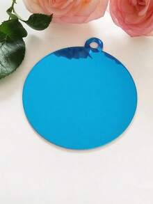 20pcs Clear Round Acrylic Blank Discs With Holes, Suitable For Christmas Tree Decor,Christmas Gift - Multicolor - View 2