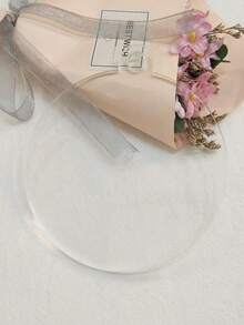 20pcs Clear Round Acrylic Blank Discs With Holes, Suitable For Christmas Tree Decor,Christmas Gift - Multicolor - View 1