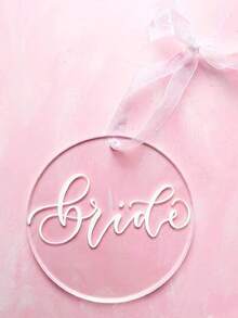 20pcs Clear Round Acrylic Blank Discs With Holes, Suitable For Christmas Tree Decor,Christmas Gift - Multicolor - View 3