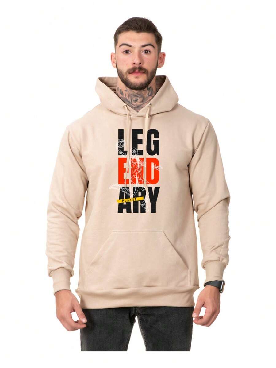 Legendary Basketball Men's Cotton Cold Weather Sweatshirt - 米色 - 查看 1