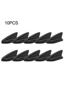 10pcs Car Modifications Shark Fin Antenna Roof Top Decorative Tail Fin Sticker Accessories - Multicolor - View 9