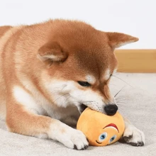 1/2/3pcs Squeaky Dog Toys, Soft Plush Balls With Sound Device, Interactive Food Retrieval Game Suitable For Puppies, Small & Medium Pets (Random Color)