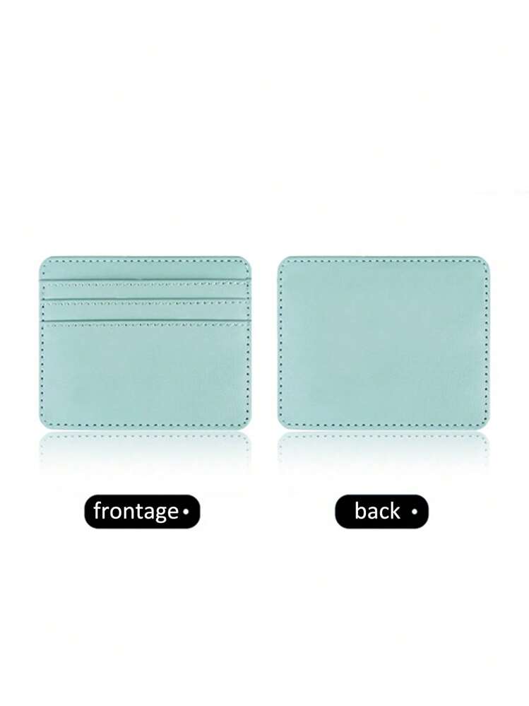 1 cái Unisex Nhiều Màu Mỏng Làm Bằng Da PU Thiết Kế Thời Trang & Tối Giản Bao Đựng Thẻ Quà Tặng Cho Chủ Thẻ Ví Chủ Thẻ Kinh Doanh Chủ Thẻ Tín Dụng Phụ Nữ Cho Phụ Nữ Cho Nam Giới Ví Đựng Thẻ - Nhiều màu - Xem 3