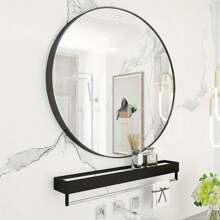 Round Mirror Circle Hanging Wall Mirror Home Decorative Wall Mounted Vanity Mirror For Bathroom Living Room Back To School Room Decor School Supplies - 70 cm - View 1