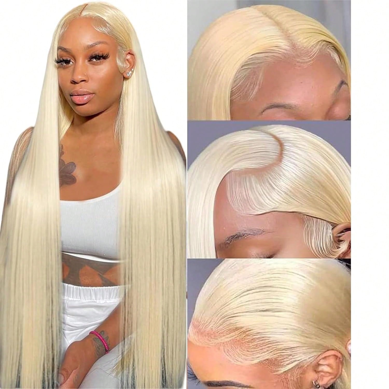 13x6 Ginger Lace Front Wigs Human Hair Straight Ginger Orange Lace Front Wigs Human Hair Orange Frontal Wigs Human Hair For Women Pre Plucked With Baby Hair 180% Density