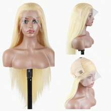 13x6 Ginger Lace Front Wigs Human Hair Straight Ginger Orange Lace Front Wigs Human Hair Orange Frontal Wigs Human Hair For Women Pre Plucked With Baby Hair 180% Density - 613 - 查看 2