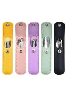 6pcs/Set Stainless Steel Ear Wax Removal Tool Kit, Ear Cleaner, Ear Picks, Ear Cleaning Set, Ear Curette, Stainless Steel Ear Cleaning Tools,Bag,Organizer,Storage - Ear Cleaning Tool Six-piece Set - View 6