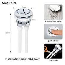 Dual Flush Toilettenspültaste, Toilettenspülkasten Zubehör