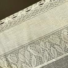 WHITE TULIP LACE COUNTER SINK CURTAIN 0.80 LENGTH X 1.50 WIDTH - White - View 8