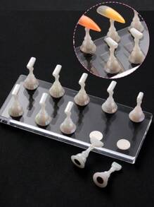 5 Styles Of Magnetic Nail Holder False Nail Tip Practice Stand Holder Acrylic Showing Shelf Nail Art Display For Salon DIY Manicure - Multicolor - View 9