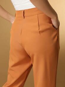 Women's Pants/Tailored Pants/Basic Pants/Elegant Pants/Skinny Pants/Blogger Pants/Fashion Pants - 卡其色 - 查看 4