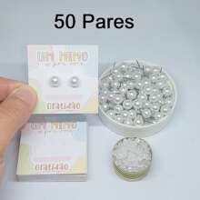 Pink Pearl Earring With Tag And Studs Pink October Pampering Customer Mother's Day - 標籤2 - 查看 1