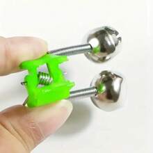5pcs/10pcs Fishing Bells Alarms, Anti-Drop Spiral Rod Bells, Night Glow Rod Fishing Alarms With Self-Luminous Clip, Fishing Gear & Accessories