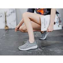 Unisex Non-Slip Breathable Mesh Tennis Shoes - 灰色 - 查看 9