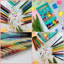 Multicolor Colored Pencils For Coloring Painting Drawing School Supplies - Choose Your Kit - 2 聯合國多色 24 - 查看 7