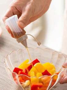 1 件迷你一次性挤压瓶、厨房、圣诞礼物 - 彩色 - 查看 4