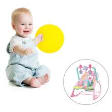 Bouncer Silla Vibradora Mecedora De Bebe Musical Con Juegos - Rosa - Ver 2