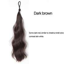 1 pièce Perruque en fibre de polyester pour femmes, désinvolte, de fête et de rue - Chignon autoportant, queue de cheval tie-and-dye, fabricant de chignon mou, Chouchou de perruque pour les déplacements quotidiens, les rendez-vous, l'école, les achats, les voyages, la maison, les rassemblements