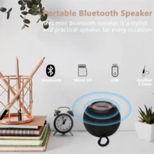 Portable, Exquisite And Compact Wireless Bluetooth Speaker - Grey - View 2