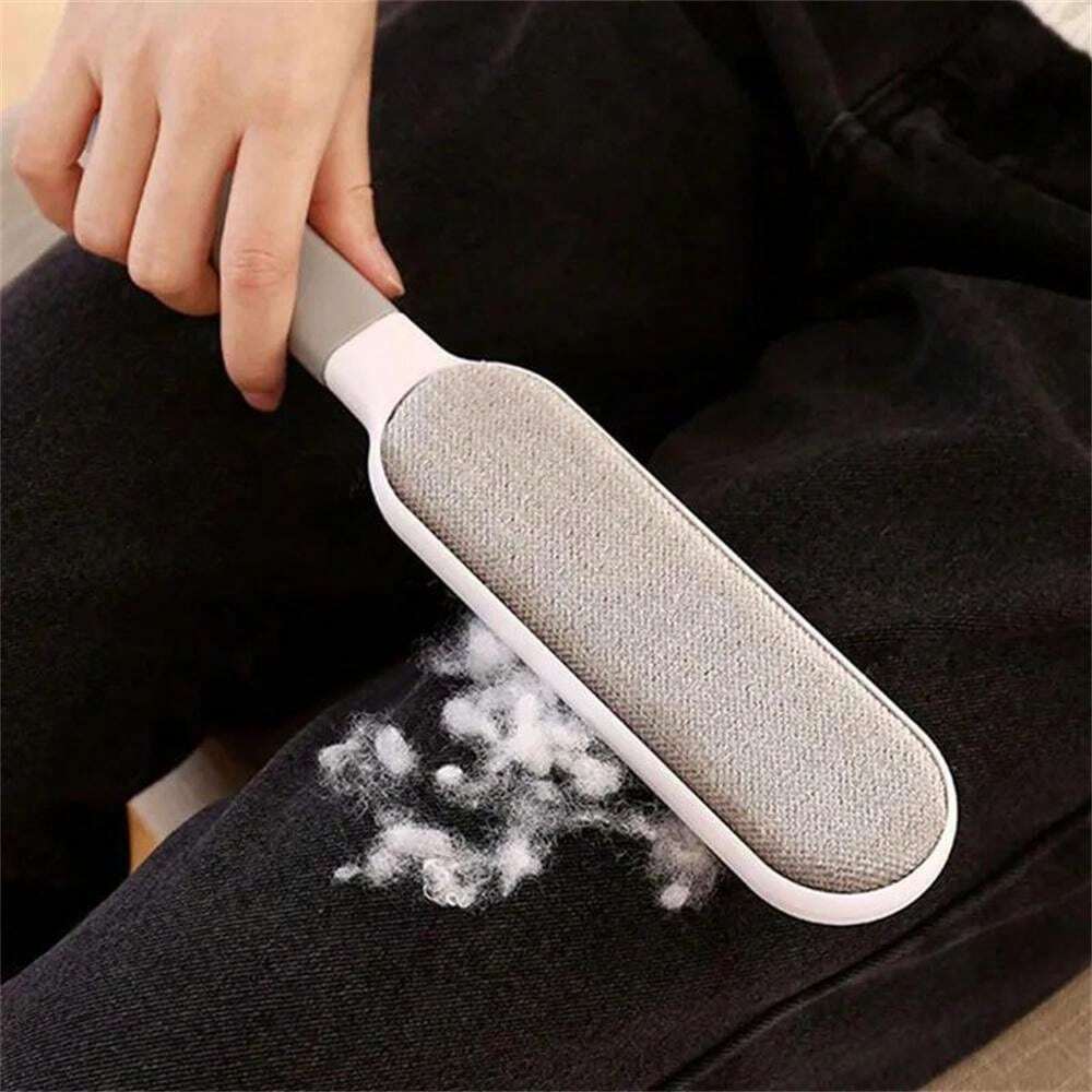1pc Reusable DoubleSided Electrostatic Pet Hair Remover Brush