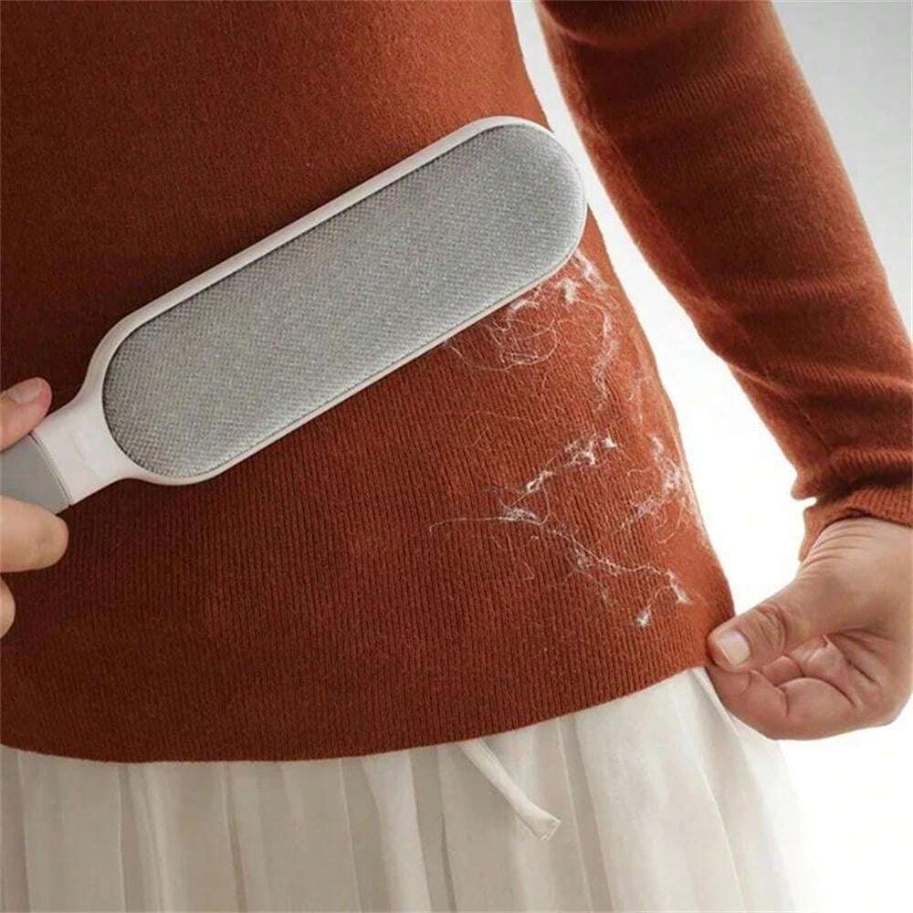 1pc Reusable DoubleSided Electrostatic Pet Hair Remover Brush