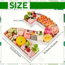 0-9 26个字母 10英寸/25厘米 可重复使用纸板盒托盘展示架，适用于零食、蛋糕棒棒糖、糖果、熟食盒、定制熟食字母（可填充），适用于单人派对、2026毕业季、酒吧和KTV氛围、婚礼、生日派对、新年夜、母亲节、复活节、单身派对、万圣节、圣诞节、BOO、XMAS - 彩色 - 查看 18