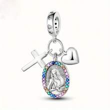 1 件金属、纯正吊坠原装 3 毫米手链和手链 DIY 珠子适合女士 - 彩色 - 查看 1