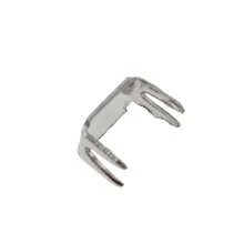 20g Topes de cremallera Tamaño 5, Tope superior de cremallera, Aproximadamente 145 piezas/20g Accesorios de cremallera de costura - Plateado - Ver 5